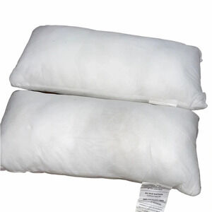 Set of two small oblong pillow stuffing inserts